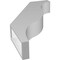 Ekena Millwork 4-in. W x 18-in. D x 30-in. H Funston Architectural Grade PVC Knee Brace BRCP04X18X30FST - alternate 6